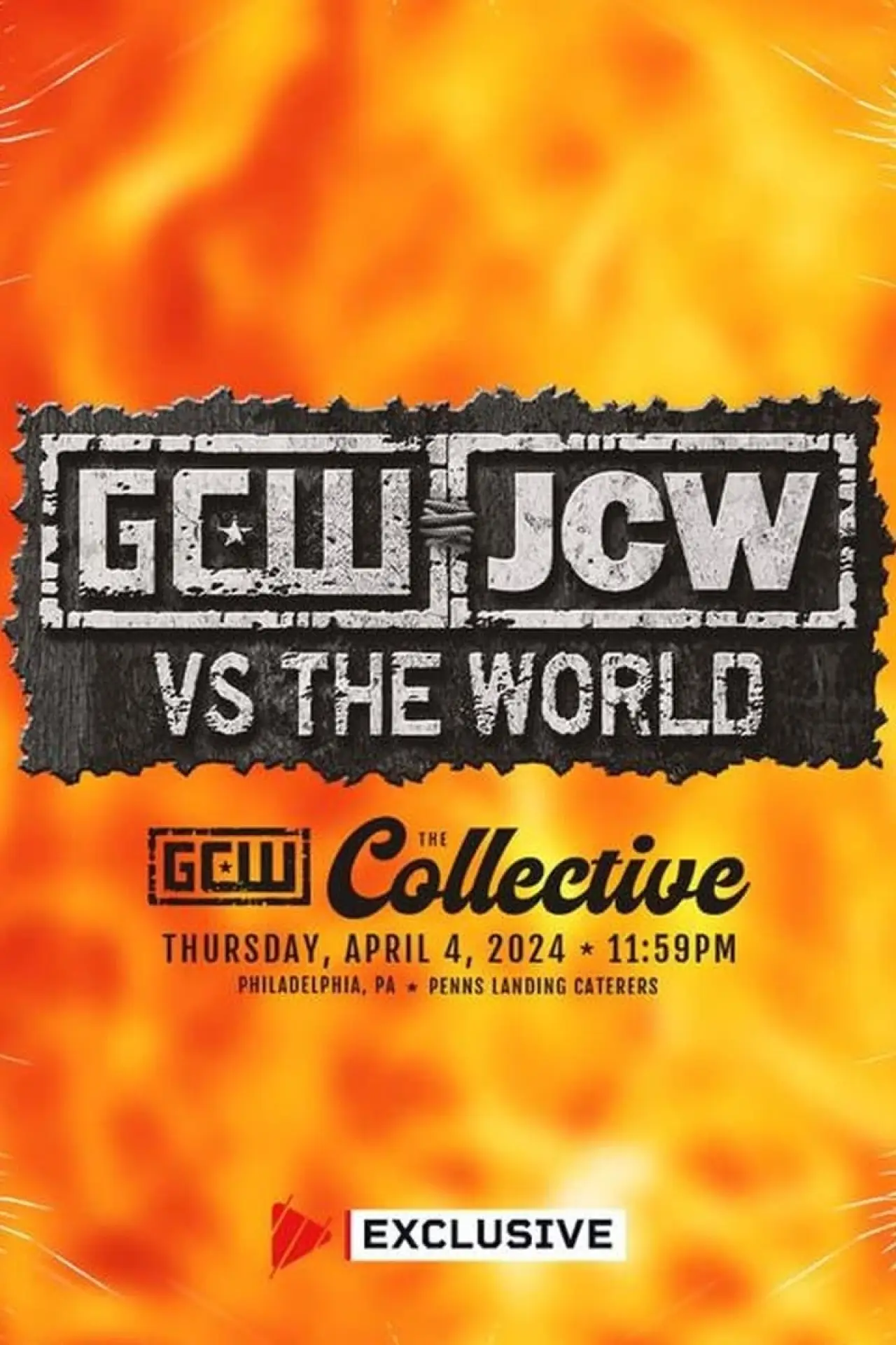 Movie poster "GCW | JCW vs The World 2024"